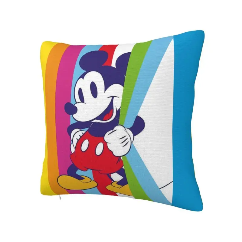 Modern Mickey Mouse Cushion Cover 40*40 cm Polyester Throw Pillow Case Bedroom Decoration Bedding Sofa Pillowcase