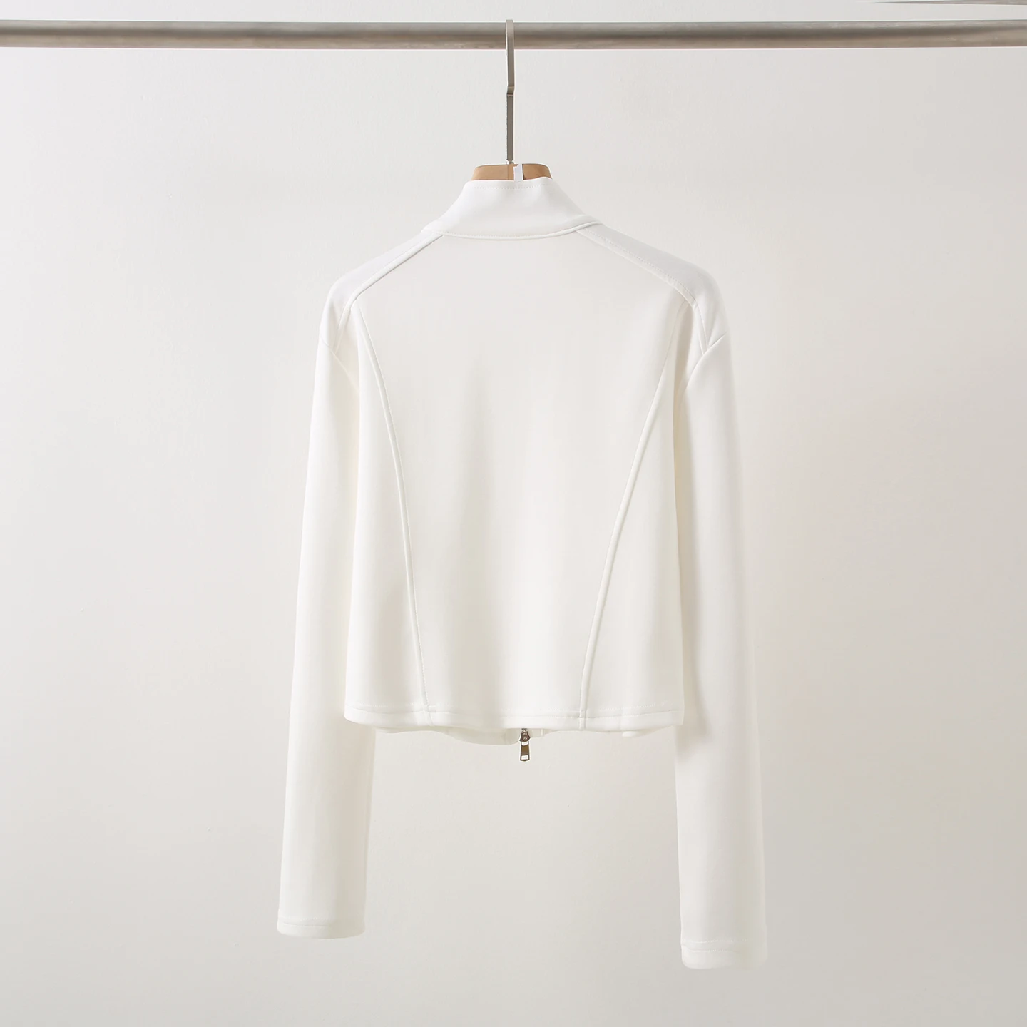 2025 خريف جديد قلنسوة بسحاب سترة ort Spor سليم صالح المرأة ملابس خارجية الوقوف طوق عادية Sle السيدات Jaet #5