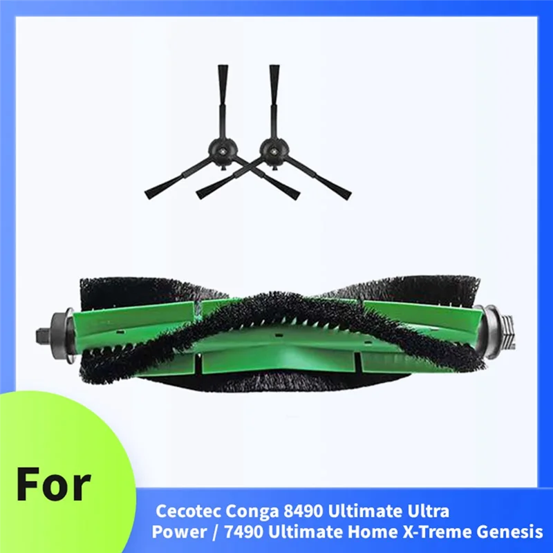ABZA-For Cecotec Conga 8490 Ultimate Ultra Power / 7490 Ultimate Home X-Treme Genesis ملحقات آلة الكنس الجانب الرئيسي Bru