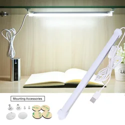 USB LED Night Light Bar 5V LED Strip for the Kitchen Aluminum Lamp Bar for Under Cabinet Indoor Lighting Push Switch