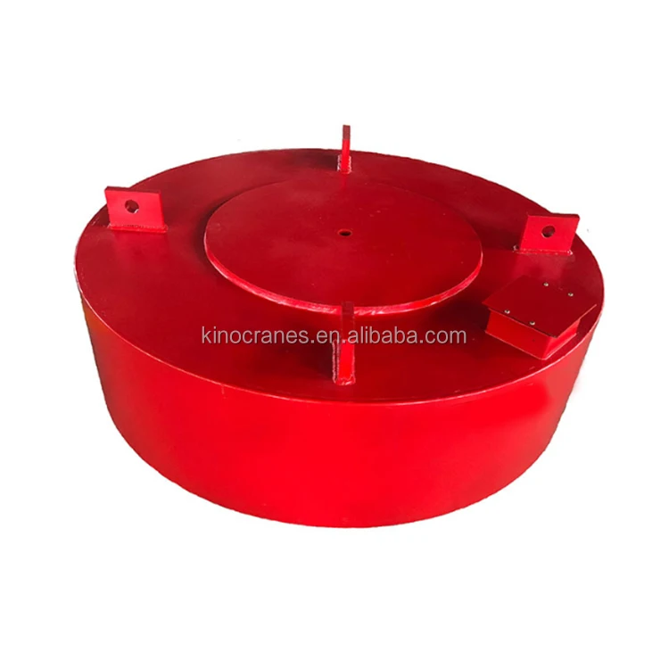 Round Suspended Dry Type Magnetic Separator Mineral Hanging Electromagnetic Iron Remover for Conveyor Belt Industrial Pro