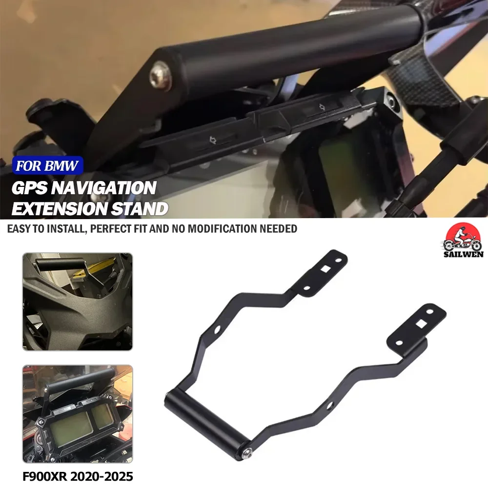 

For BMW F900XR 2020-2024 2025 Motorcycle Navigation Plate Bracket GPS Mobile Phone Holder Stand Support For F900 F 900 XR 900XR