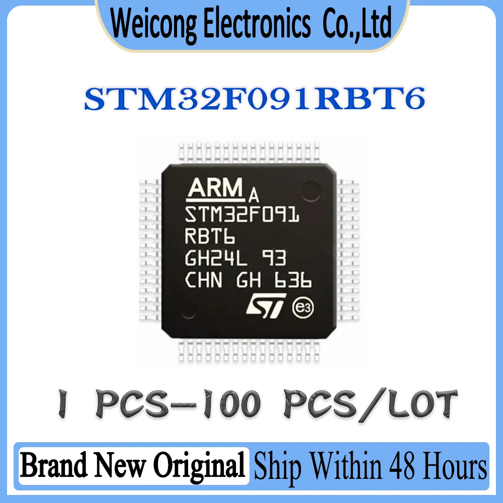 STM32F091 STM32F091RBT6 STM32F091RBT STM32F091RB STM32F091R STM32F STM32 STM New Original IC MCU Chip LQFP-64