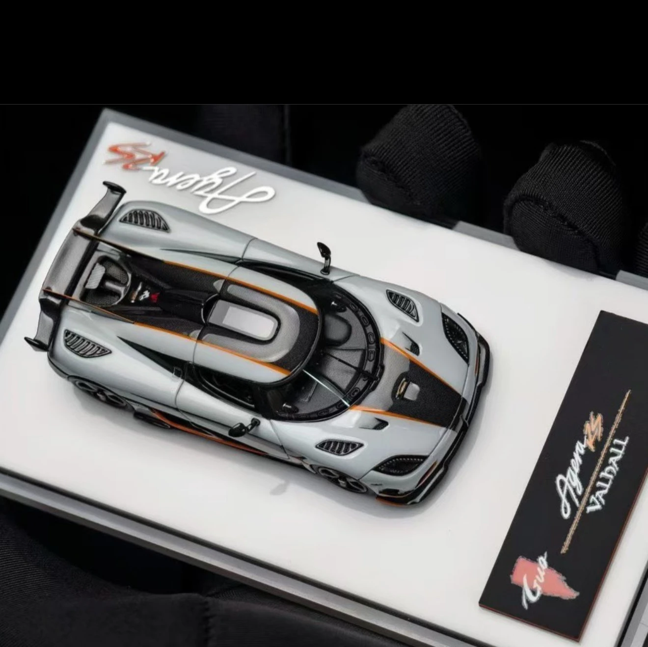 TARDIS & GRYNING 1:64 Agera RS modèle de voiture moulé sous pression en résine édition limitée