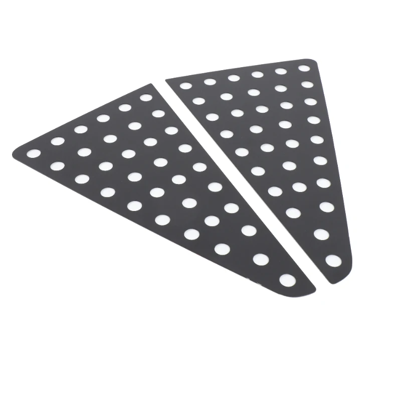 

Aluminum Alloy Black Car Rear Triangular Glass Window Honeycomb Panel Cover Trim For Great Wall Tank 400 2023-25 Car Accessories