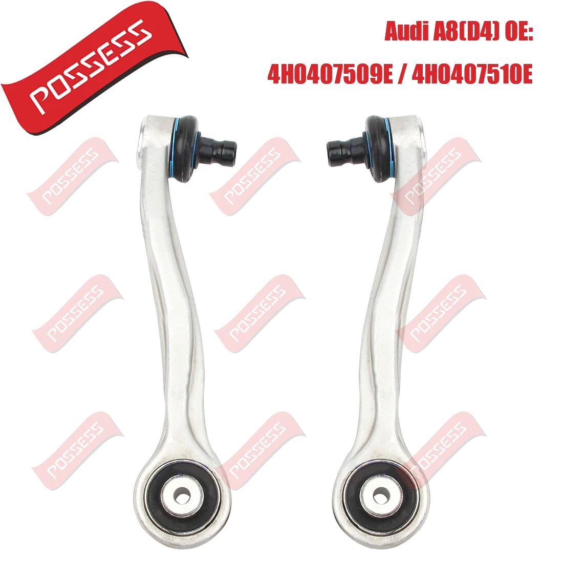 

A Pair of Front Upper Suspension Curved Control Arm For Audi A8 D4 4H2 4H8 4HC 4HL 2009-2018,OE 4H0407509E 4H0407510E