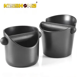 Espresso Knock Box Shock-Absorbent Grind Coffee Grounds Dump Bin With Removable Knock Bar Non Slip Base Barista Accessories Tool