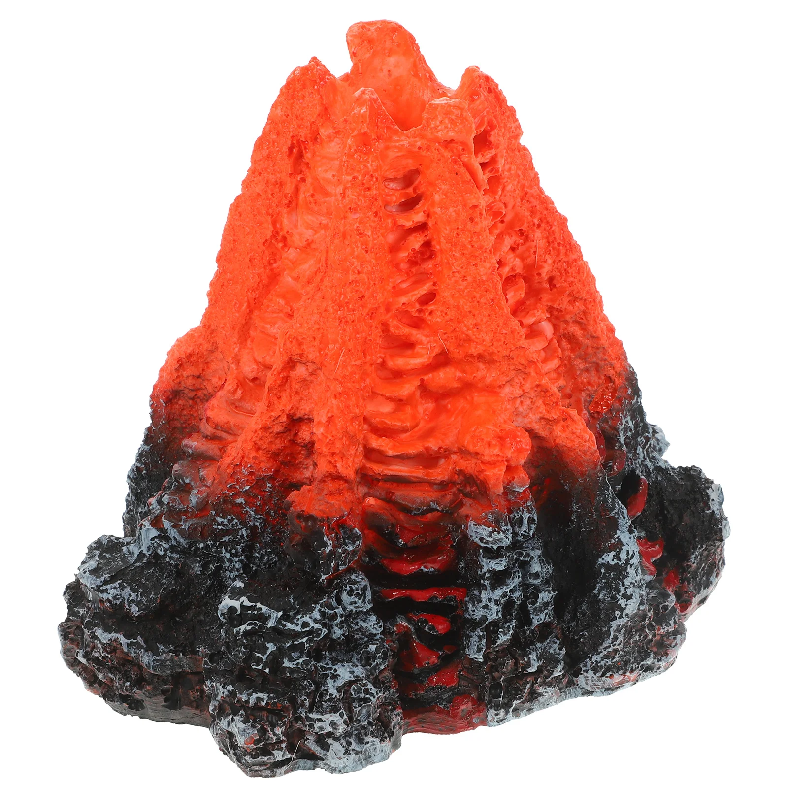 

Simulated Volcano Resin Decoration Aquarium Ornament Fish Tank Landscaping Rockery Natural Accessory Resin Rockery Ornament