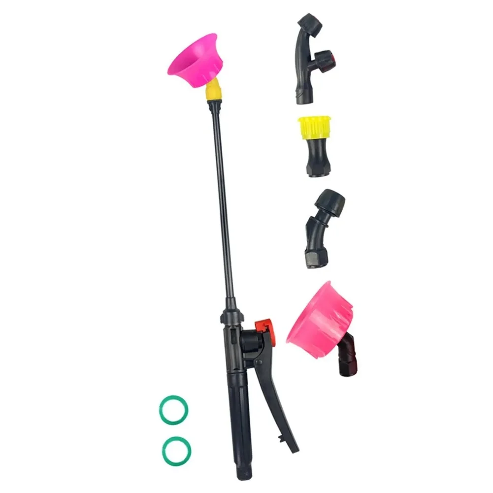 

Garden Watering Tool Adjustable Sprayer Pole Plastic 50cm 5 Nozzle Watering System Battery Pump Adjustable Length 45-80 Cm