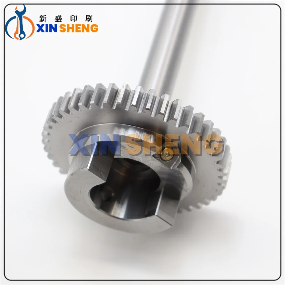 Eje de engranaje de rodillo de agua roscado 71.030.210F de la mejor calidad para piezas de máquina de impresión Heidelberg
