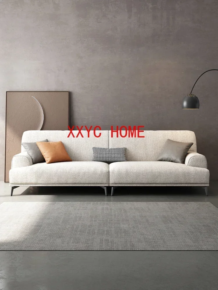

High Backrest Backer Italian Medium and Small Apartment Straight Row Combination Fabric Sofa