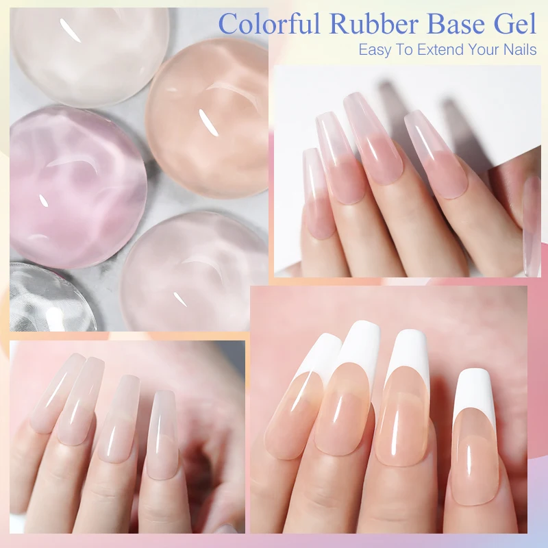 Parkson Melkachtig Wit Rubber Dikke Basis Gel Polish Top Base Coat Uv Led Doorweekt Met Snelle Verlenging Constructie Vernissen Manicure