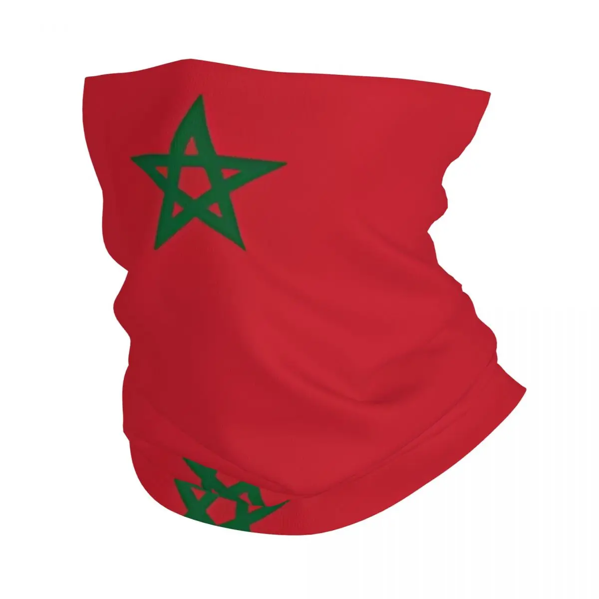 Flag Of Morocco Headband Neck Warmer Men Ski Running Tube Scarf Medical Nurse Face Bandana Gaiter