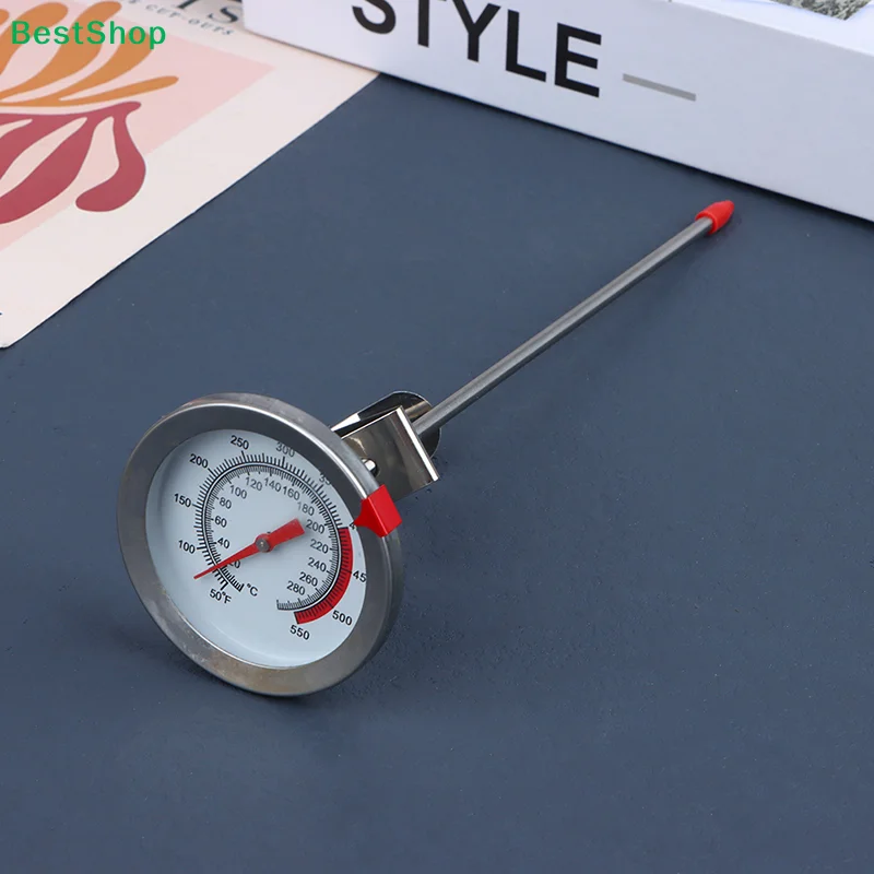 ★1Pc Stainless Steel Pocket Probe  For BBQ Meat Food Kitchen Cooking Instant Read Meat Gauge Temperature Meter