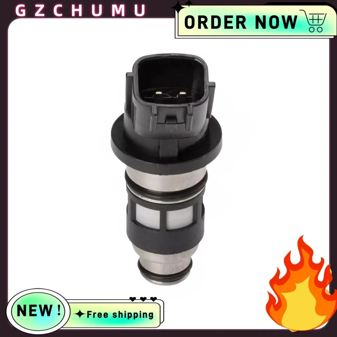 1/4PCS 16600-73C90 JS50-1 Fuel Injector For NISSAN SENTRA 1997~2000 TSURU 1997~2017 1.6L L4 100% Working Fuel Injectors