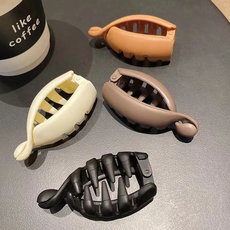 1/4 Stück Twist-Bananenclip Vertikaler Clip Pferdeschwanz-Haarclip Haarvolumen-Clip für Mädchen Hinterkopf Oberkopf Haarband – Detail 6