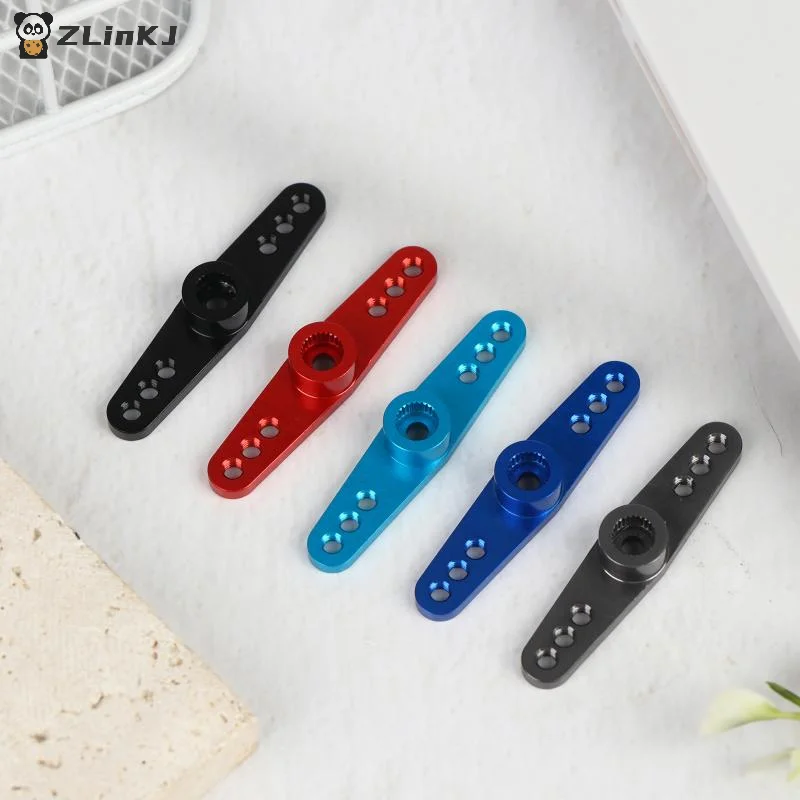 ▶1Pcs Aluminum Alloy RC Servo Arm 25T Steering Servo Dual Arm For RC Car Crawler Large Torque Digital Coreless Servo Parts