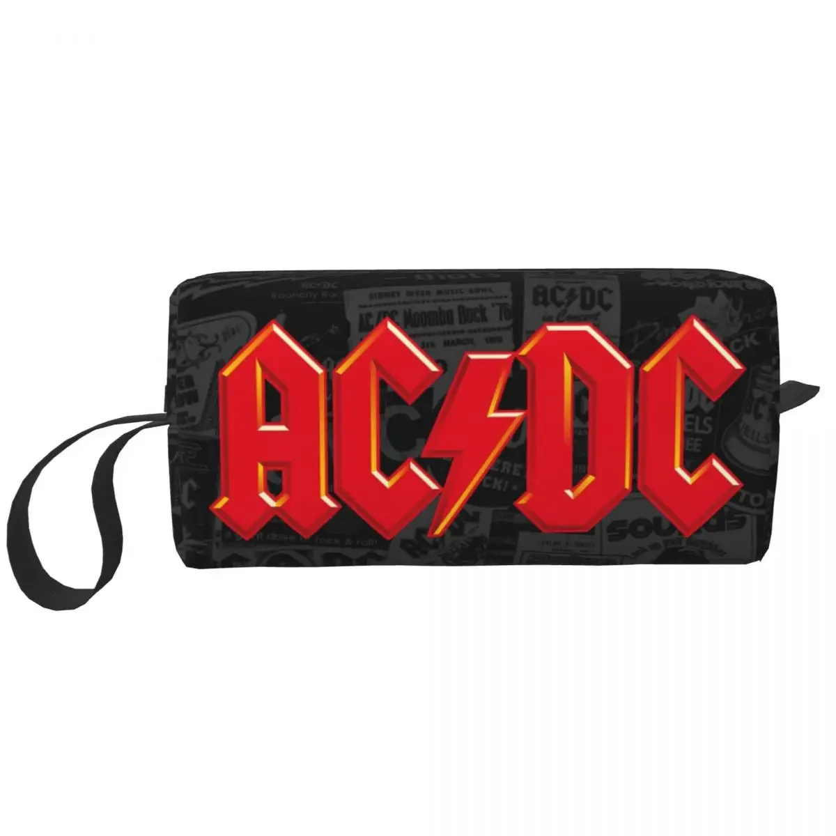 

Heavy Metal Makeup Bag Pouch Cosmetic Bag Men Women Punk Rock Music Toiletry Bags Storage Pouch Bag