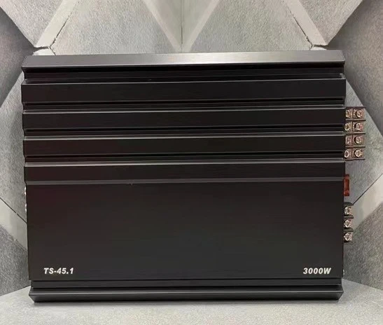 High Output 4 Channel Audio Amplifier Vehicle Interior Sound Modification Part For Multi Speakers Bass Speaker