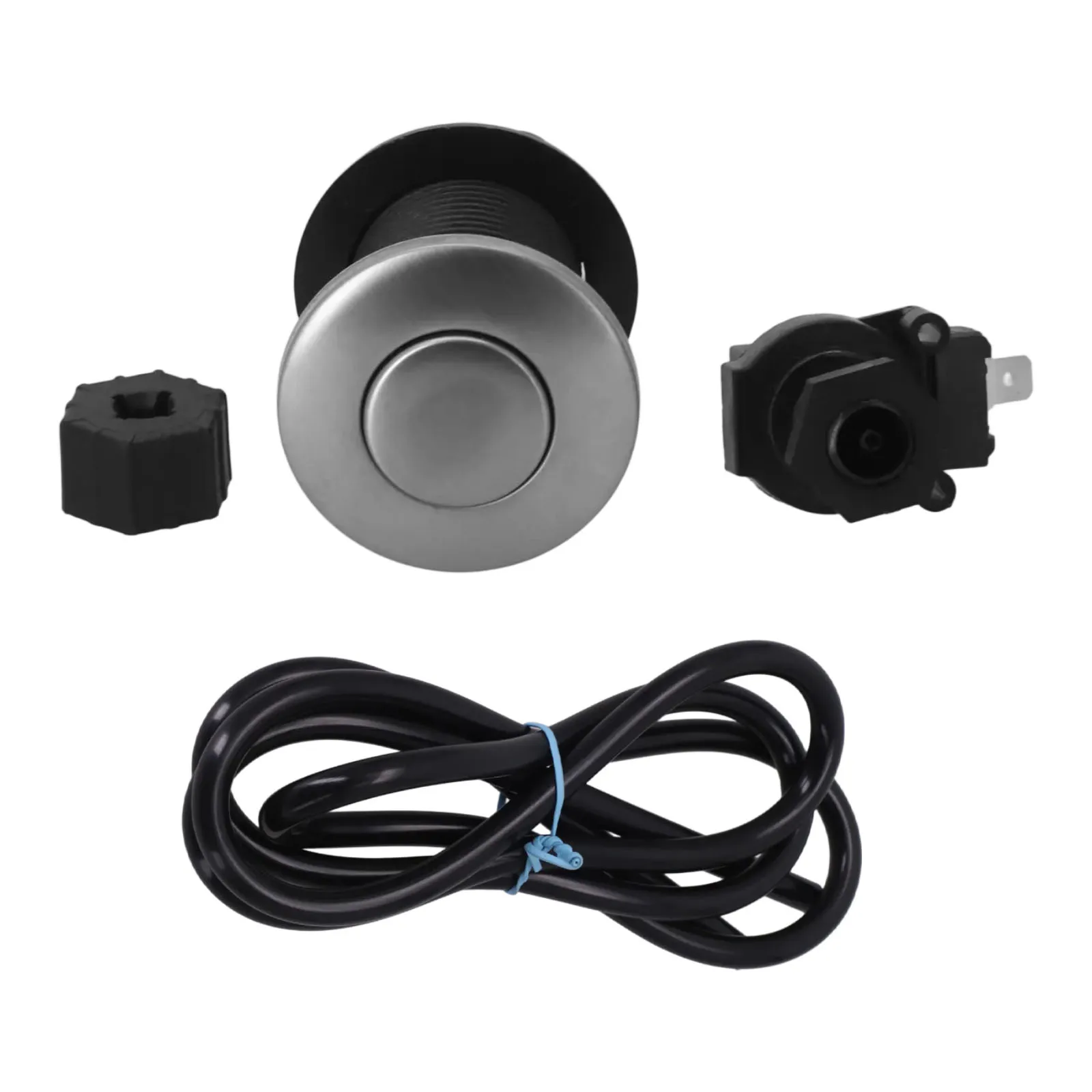 Garbage Disposal Switch Air Switch Kit ABS Material Compatible With for All Brands Easy To Install For Swimming Pools