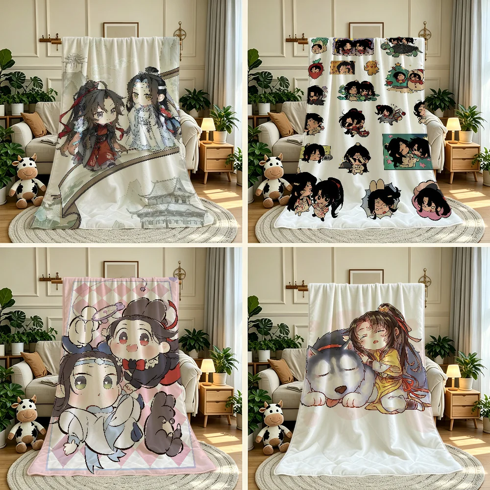Comics Cartoon Mo Dao Zu Shi Wei Wuxian Blanket Throw Super Cosy Plush Living Room Sofa Couch Childish Birthday Gifts