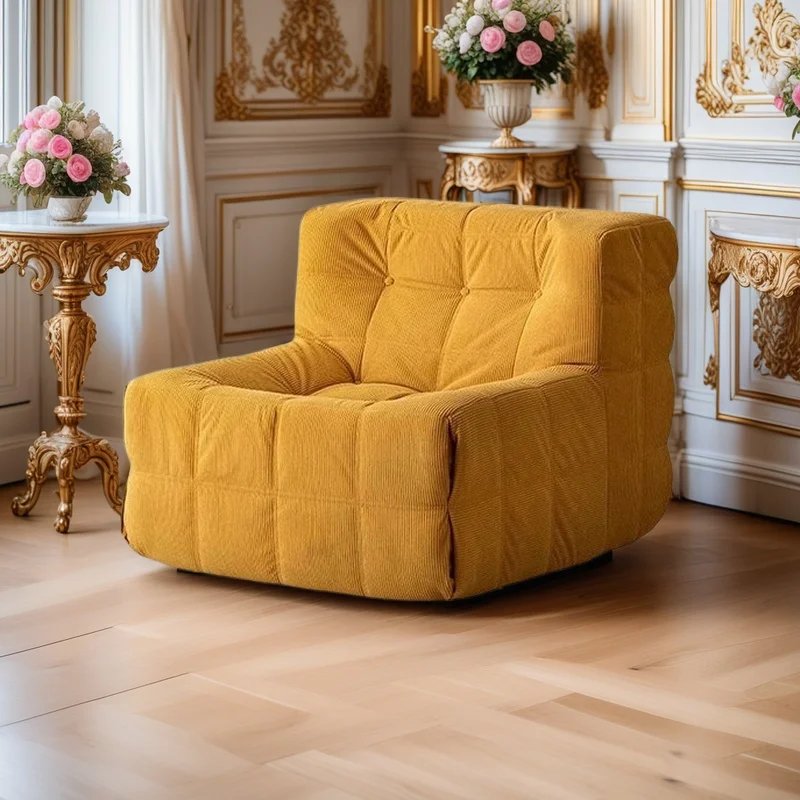 فندق شقة الأطفال فيلا القراءة النسيج أريكة استرخاء التصميم الحديث غرفة المعيشة النسيج المفروشات أريكة
