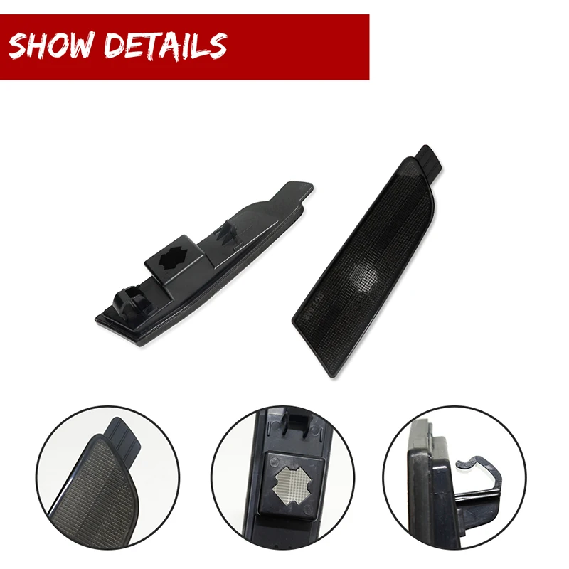 2pcs Car Front Fender Side Marker Light Housing Shells For Mazda 6 2009 2010 2011 2012 2013 Parking Light No Bulb / Socket