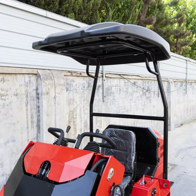 Compact Mini 3-Wheel Farm Wheel Loader 400kg/500kg Capacity with Multi-Purpose Attachments Features Engine Motor Core Components