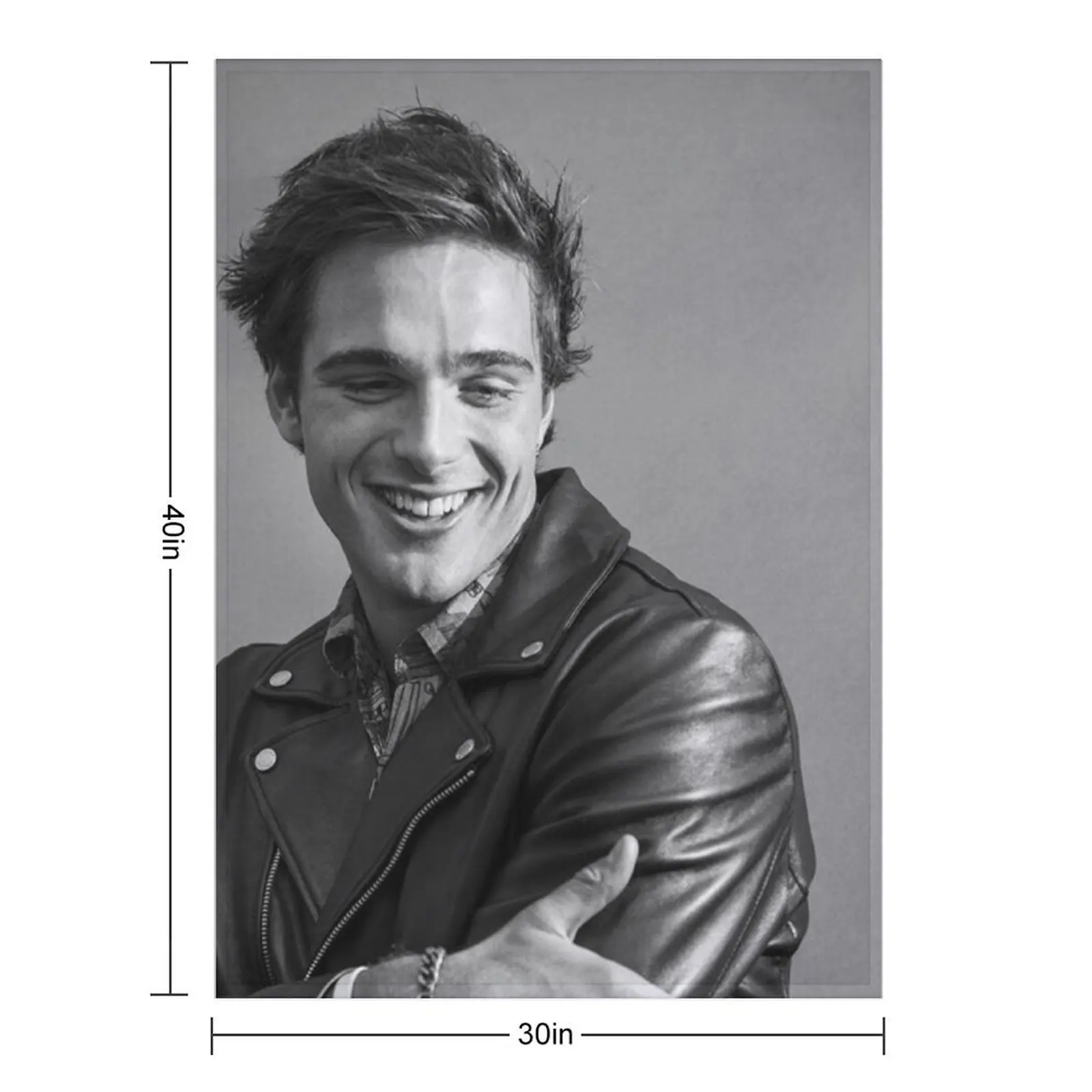 Jacob Elordi Throw Blanket blankets and throws Weighted Soft Beds Hair cosplay anime for winter Blankets