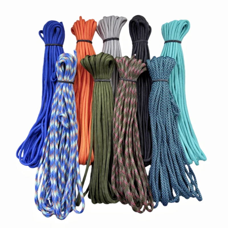9 النواة مظلة حبل 10 متر مجموعة المشي لمسافات طويلة في الهواء الطلق حبل DIY المظلة التخييم الرياح حبل تثبيت #1