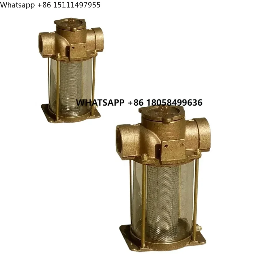 Bronze Marine Strainer  Marine Sea Water Filter for Marine Engine, Generator , Water Pump, Fishing Boat Accessories