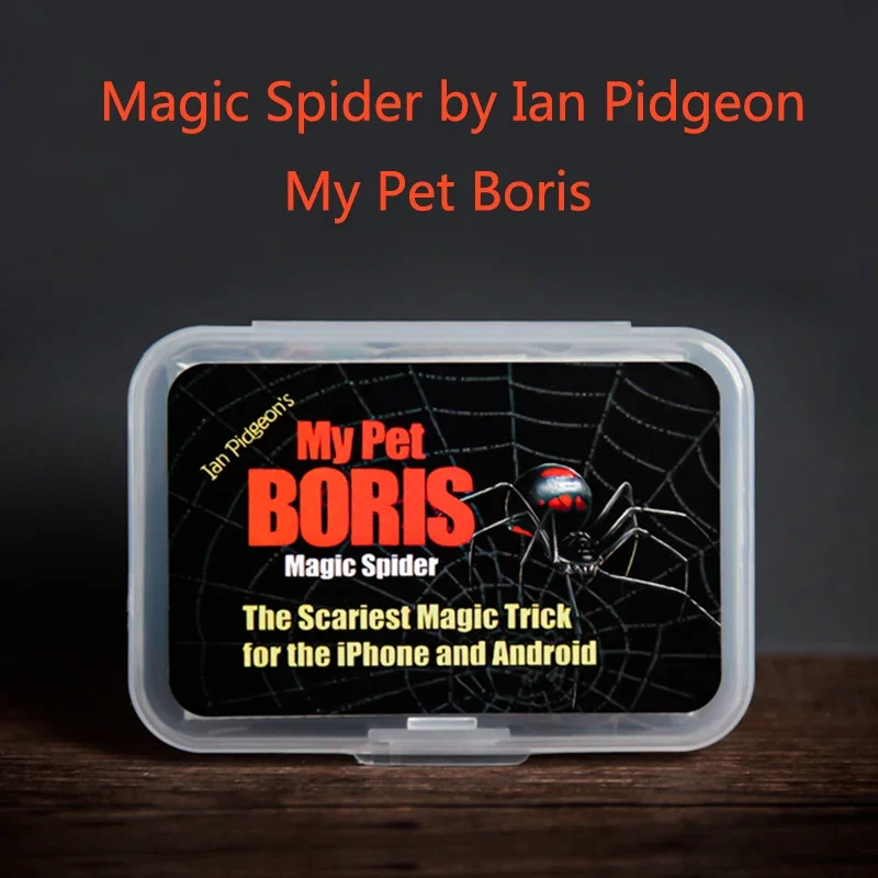 

Magic Spider My Pet Boris Pro by Ian Pidgeon(Gimmick and APP) Magic Tricks Mentalism,Close-Up Toys Joke Gadget Illusions