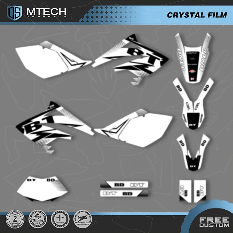 

DSMTECH Graphics Decals Sticker Kits For BETA RR 50 2006 2007 2008 2009 2010 Motorcycle Backgrounds Number Custom 004