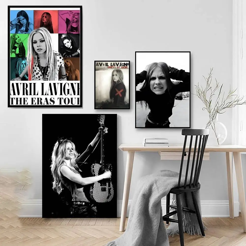 المغني أفريل لافين ملصق لا مؤطرة ملصق كرافت نادي بار ورقة خمر ملصق جدار الفن اللوحة غرفة نوم دراسة ملصقات