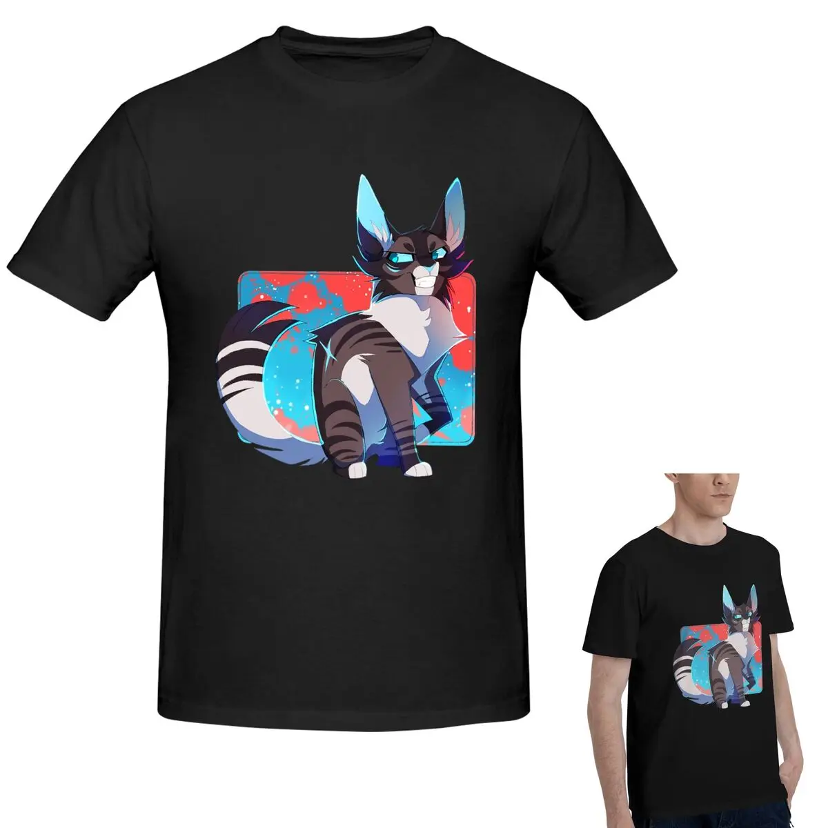 

100% хлопок Hawkfrost Warrior Cats футболка мужская модная футболка большого размера мужские летние рубашки с круглым вырезом топы S-6XL