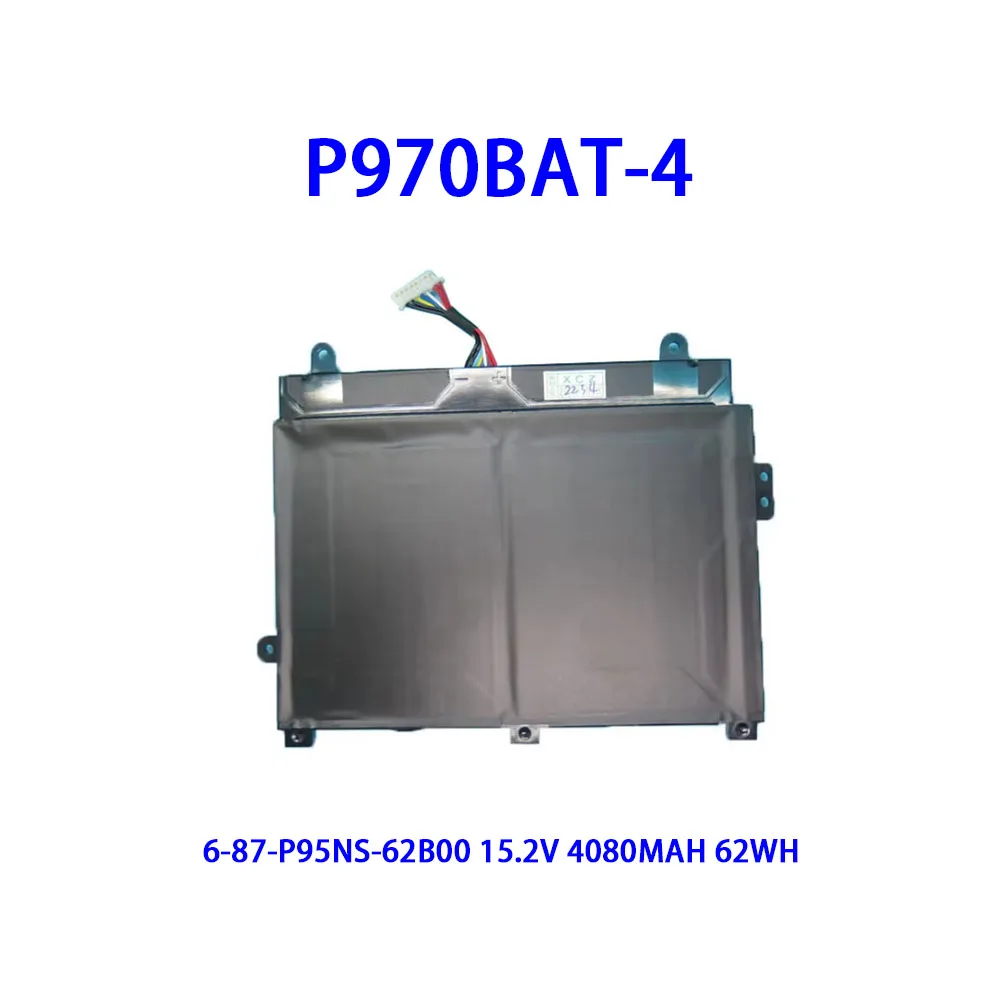 For P970BAT-4 6-87-P95NS-62B00 15.2V 4080MAH 62WH New Battery