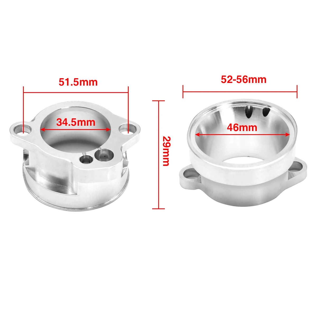 Alconstar- FCR Carburetor Air Cleaner Airbox Intake Adapters For FCR28 FCR33 FCR35