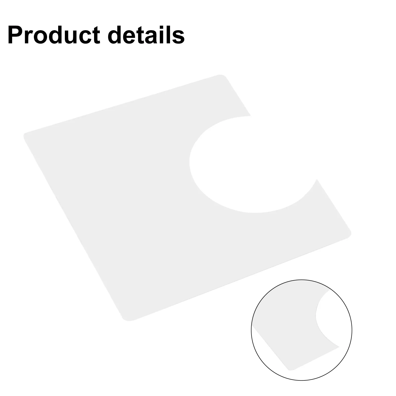 Acoustic guitar transparent pickguard for folk models classic antiscratch guard plate made of film with easy removal