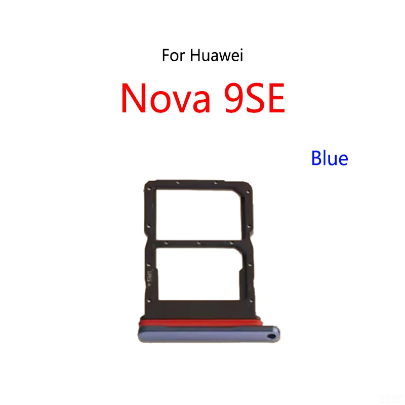 For Huawei Nova 9SE New SIM Card Slot Tray Holder Sim Card Reader Socket