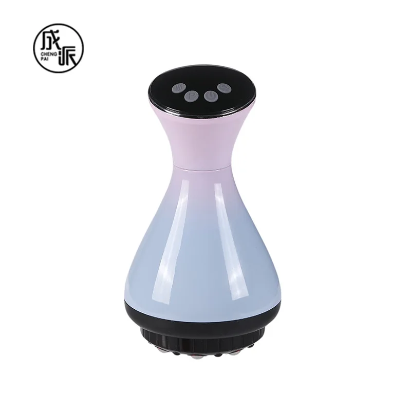 Smart Elektrische Schaben Massagegerät Drahtlose Heizung Schröpfen Meridian Massage Instrument Saug Gerät Wärme Therapie