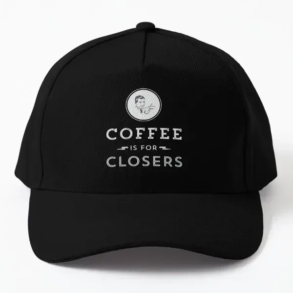 

Кофе Is For Closers Бейсбольная кепка Черная весна в стиле хип-хоп Летняя повседневная спортивная солнцезащитная мужская женская однотонная каскетка с принтом