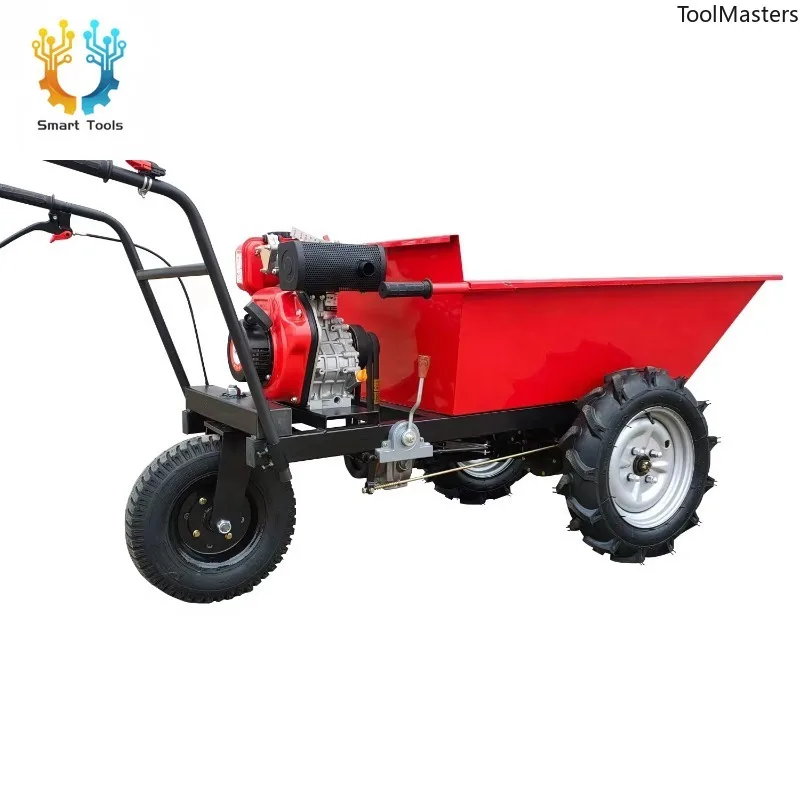 

【2026】Mountain Climbing Tipper Cart Agricultural Transport Trolley Heavy Duty Handcart