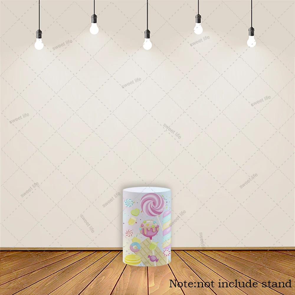 الآيس كريم كاندي اسطوانة طيدة يغطي استحمام الطفل حفلة عيد ميلاد الحلويات ديكور للطاولات اسطوانة يغطي