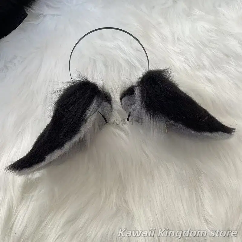 

Arknights Matterhorn Cosplay Ear Gradient Cat Tail Anime Headband Headwear Props Accessories Halloween Fans Gift