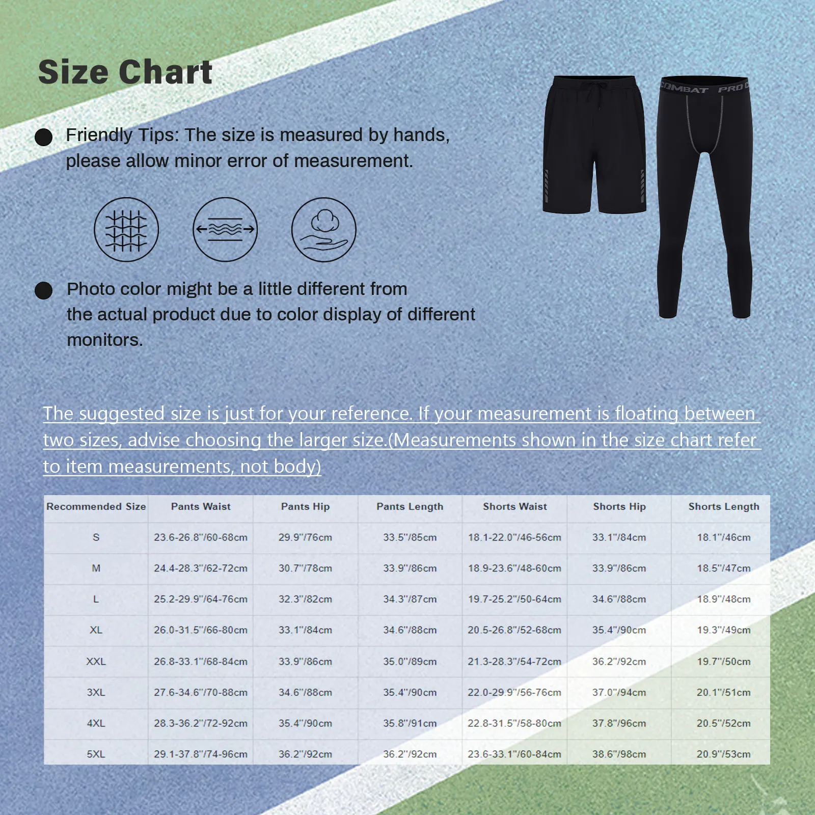 남성용 운동복 플리스 안감 레깅스와 백 웨이스트 쇼츠 성인 남성 복싱 체육관 피트니스 스포츠 운동 러닝 의류