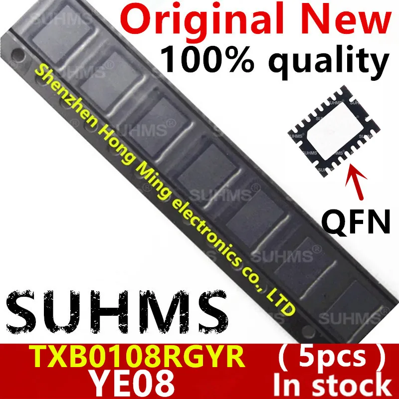(5 stuk) 100% Nieuwe TXB0108 TXB0108RGYR YE08 QFN-20