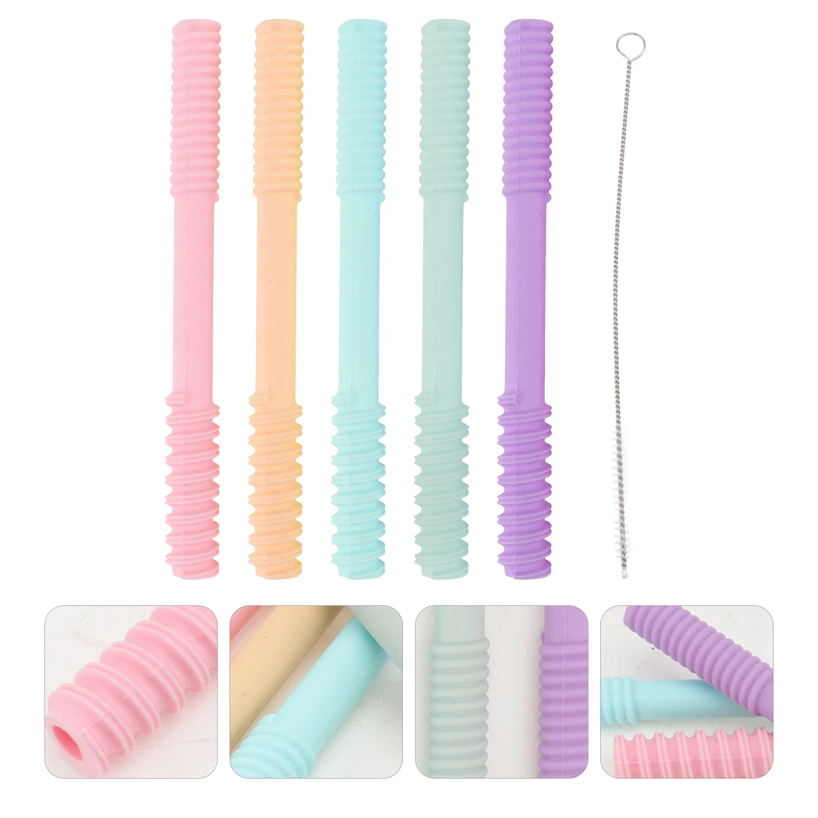 

1 комплект, силиконовые полые трубки для прорезывания зубов, мягкие гибкие безопасные жевательные трубки, детские молярные прорезыватели, детские молярные игрушки, силиконовая жевательная игрушка