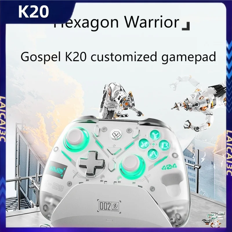 

Aolion K20 Wireless Game Controller Hall Trigger Joystick Magnetic Suction Shell Tri-Mode Pc/Switch/Ios/Android Game Controller