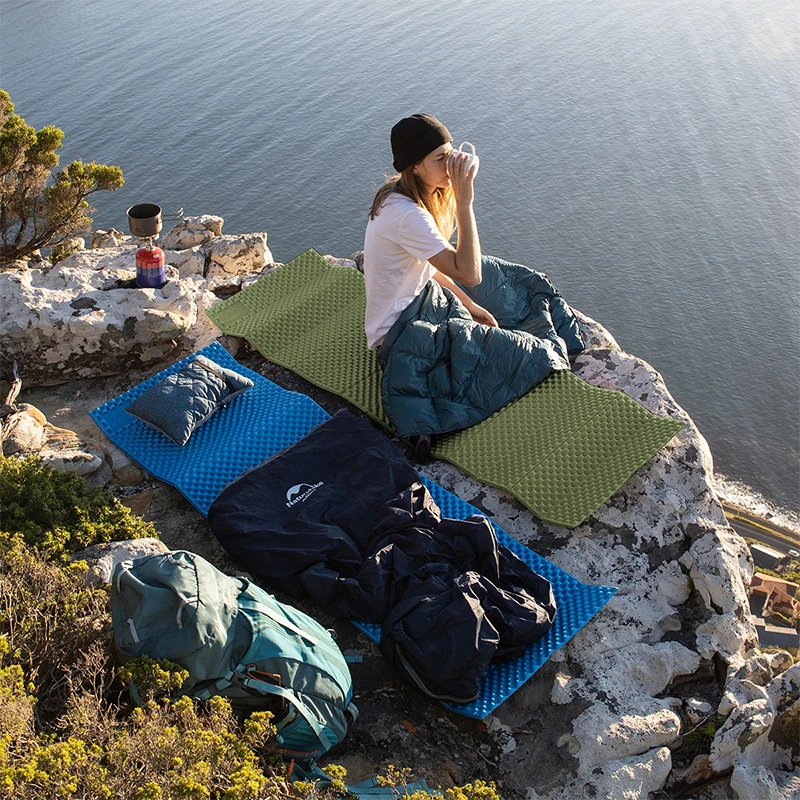 Naturehike одиночный сверхлегкий портативный компактный складной пенопластовый коврик для кемпинга, матрас для кемпинга, палатка, спальный коврик,