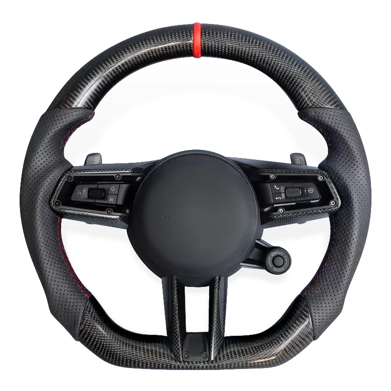 

Автомобильный руль из углеродного волокна для Porsche Panamera Macan Cayenne 918 911 718 970 971 958 981 991 992 Автозапчасти рулевого колеса